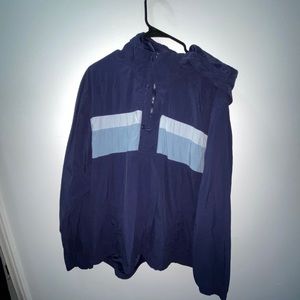 Blue Windbreaker